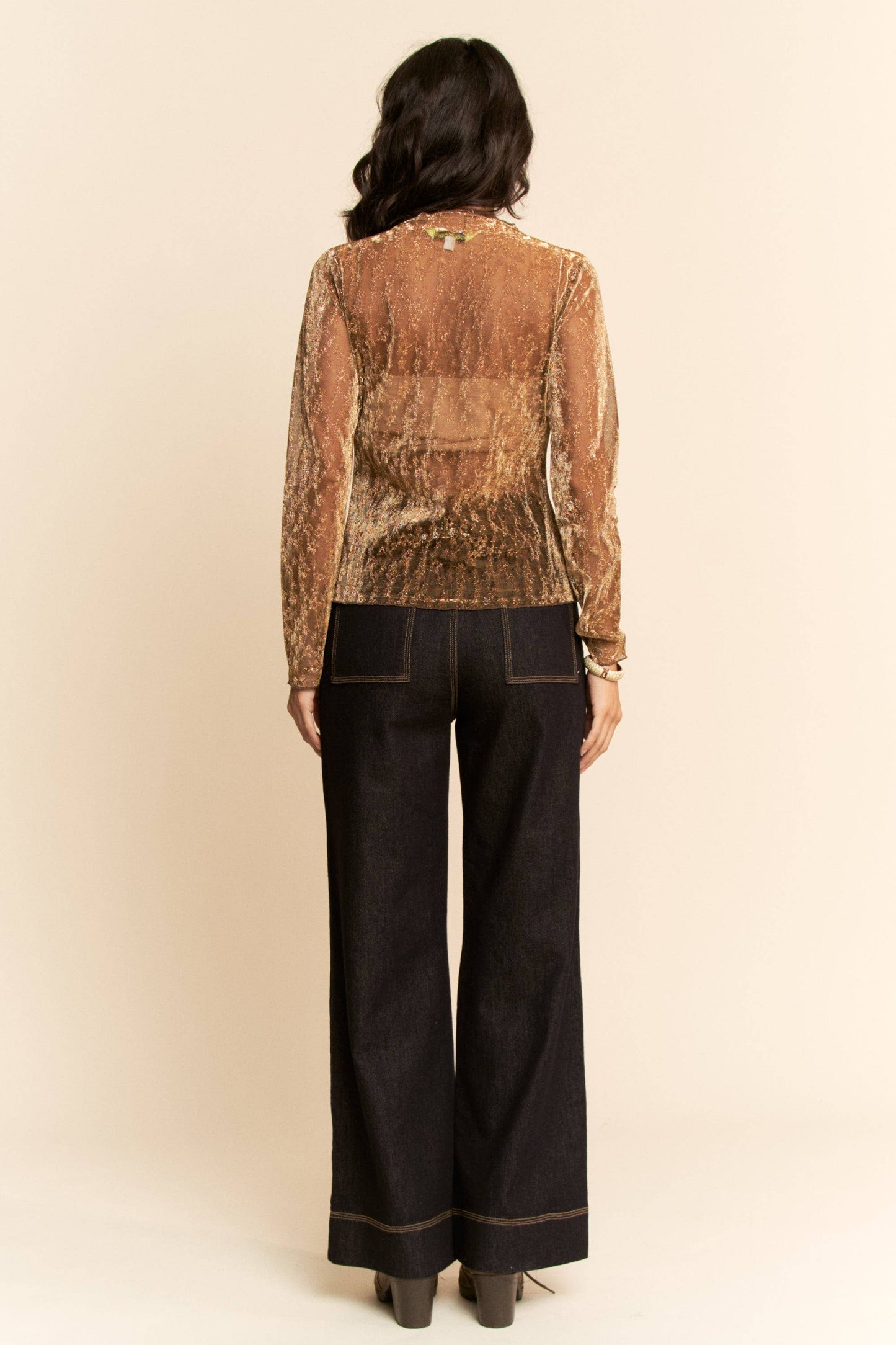 The Gold Shimmer Top