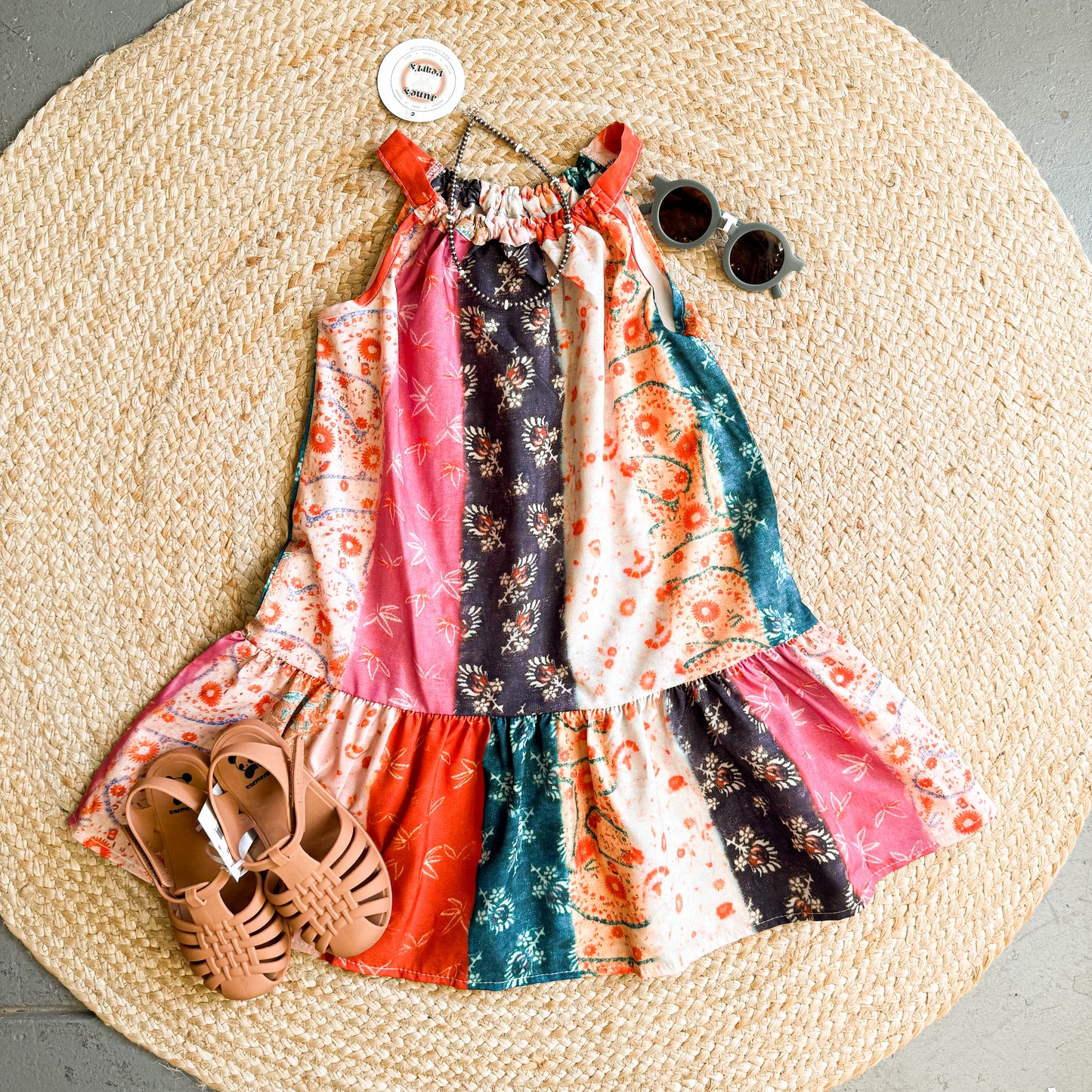 Boho Quilt Pattern Summer Dress