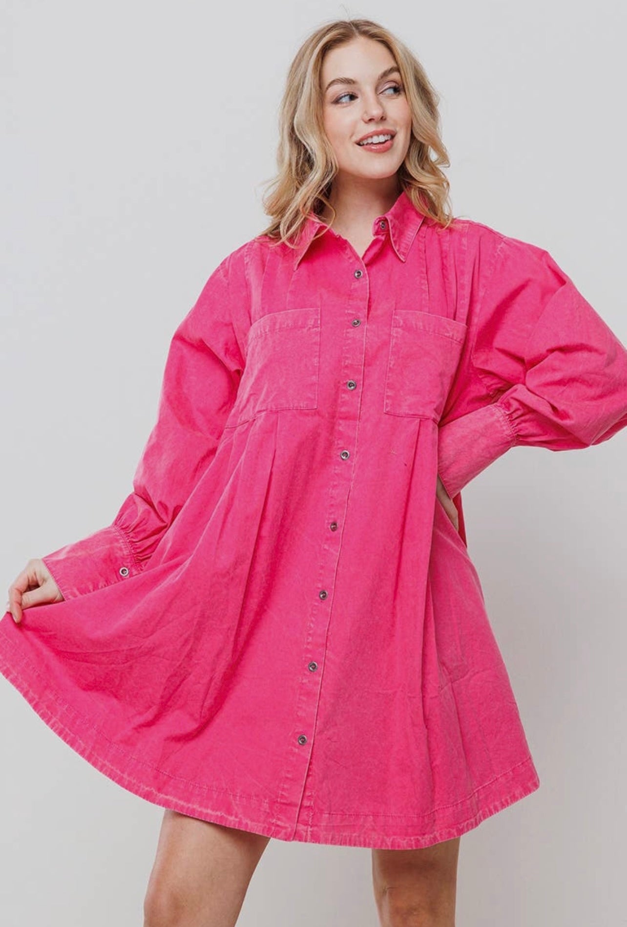 Button Down Shirt Dress