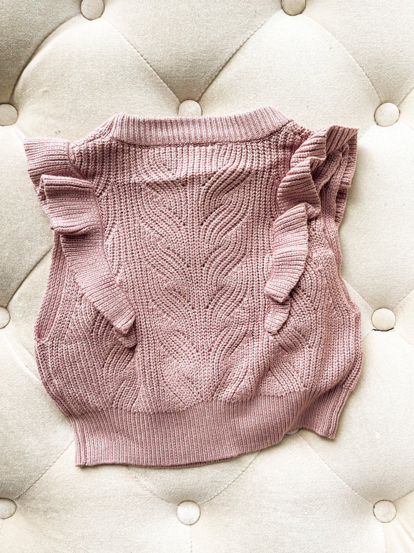 Pink Sweater Vest
