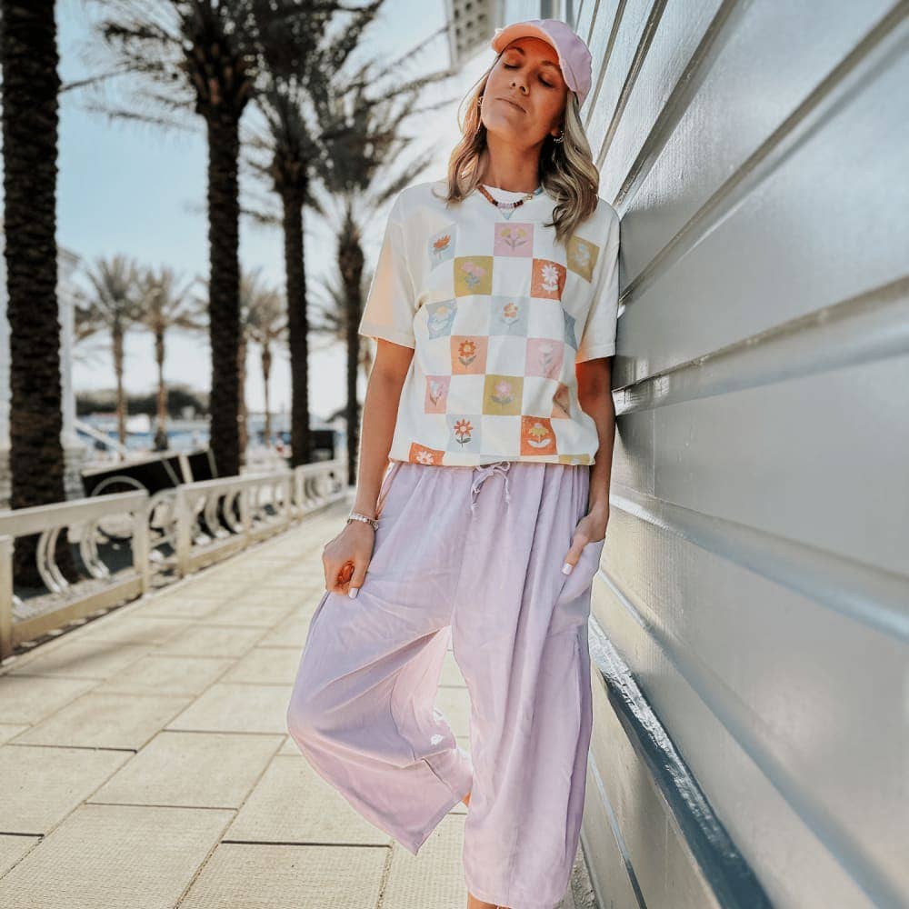 Patchwork Blooms Tee