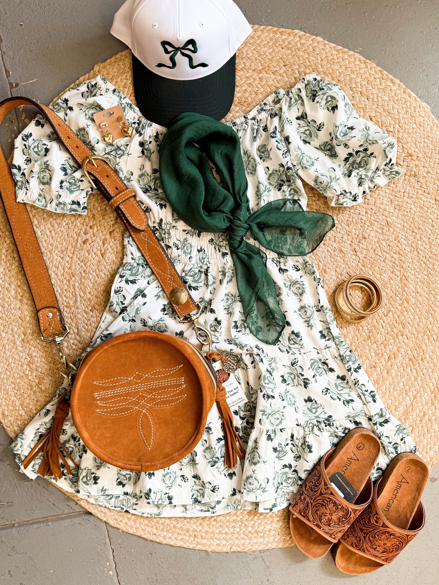 Roses are Green Dress