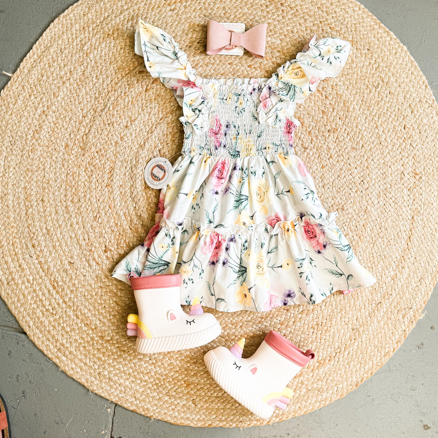 Floral Ruffle Dress