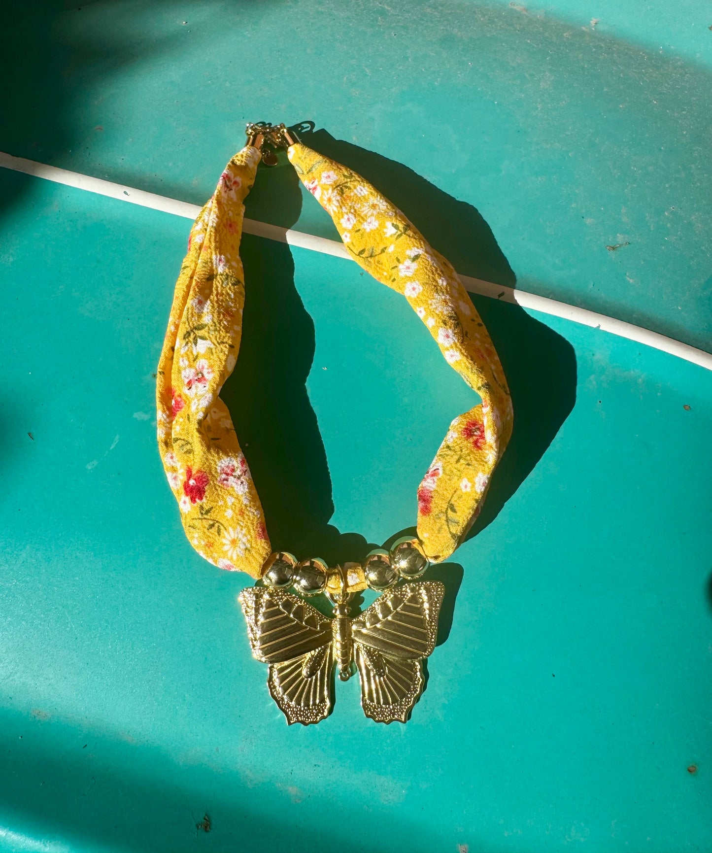 Butterfly Scarf Necklace