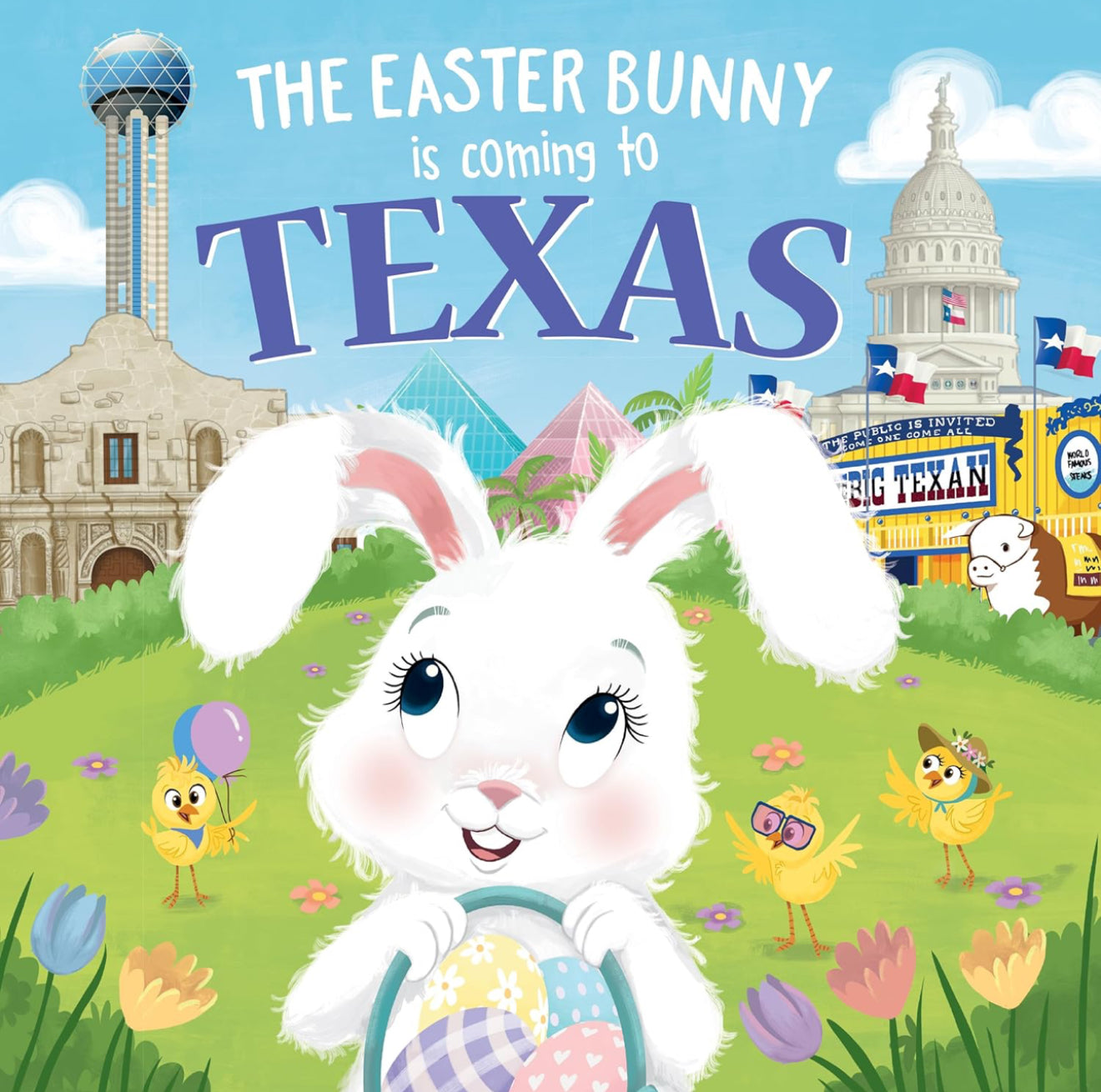 The Easter bunny is coming to Texas book