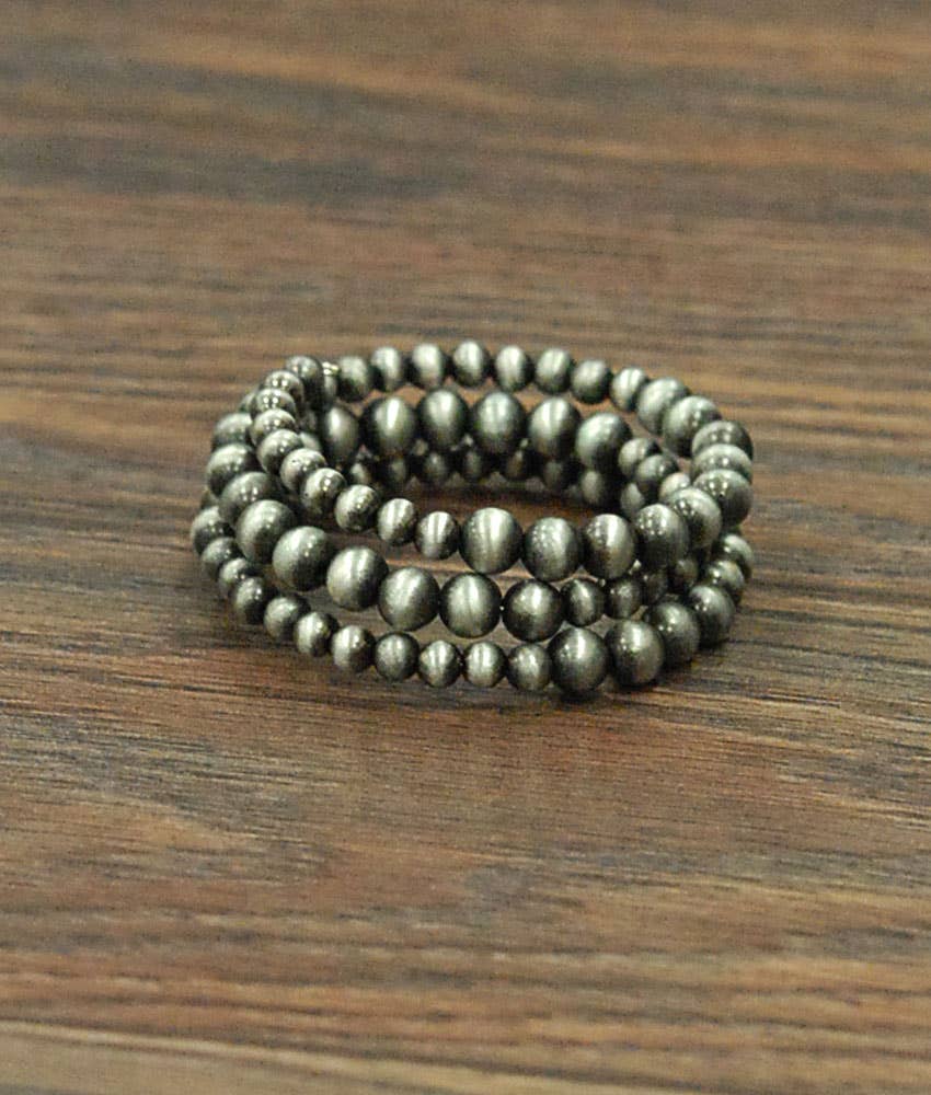 Handmade Navajo Bead Wrap Bracelet