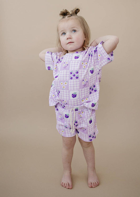 The Raspberry Bloom Short Set