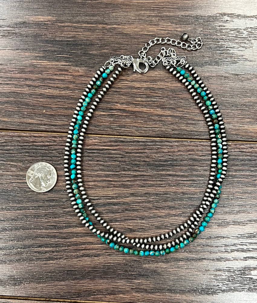 Handmade Navajo Gemstone Necklace