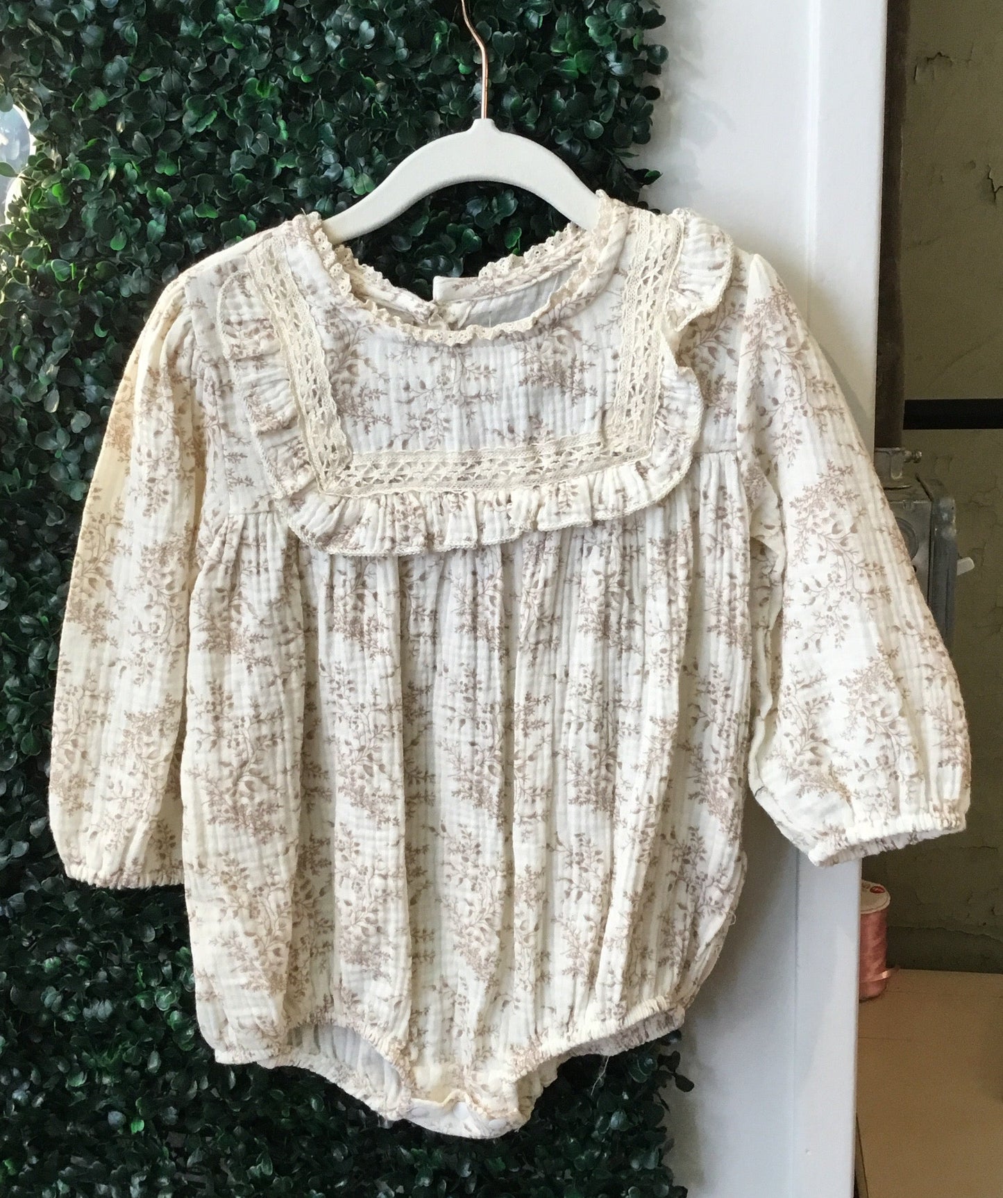 The Vintage Floral Onesie