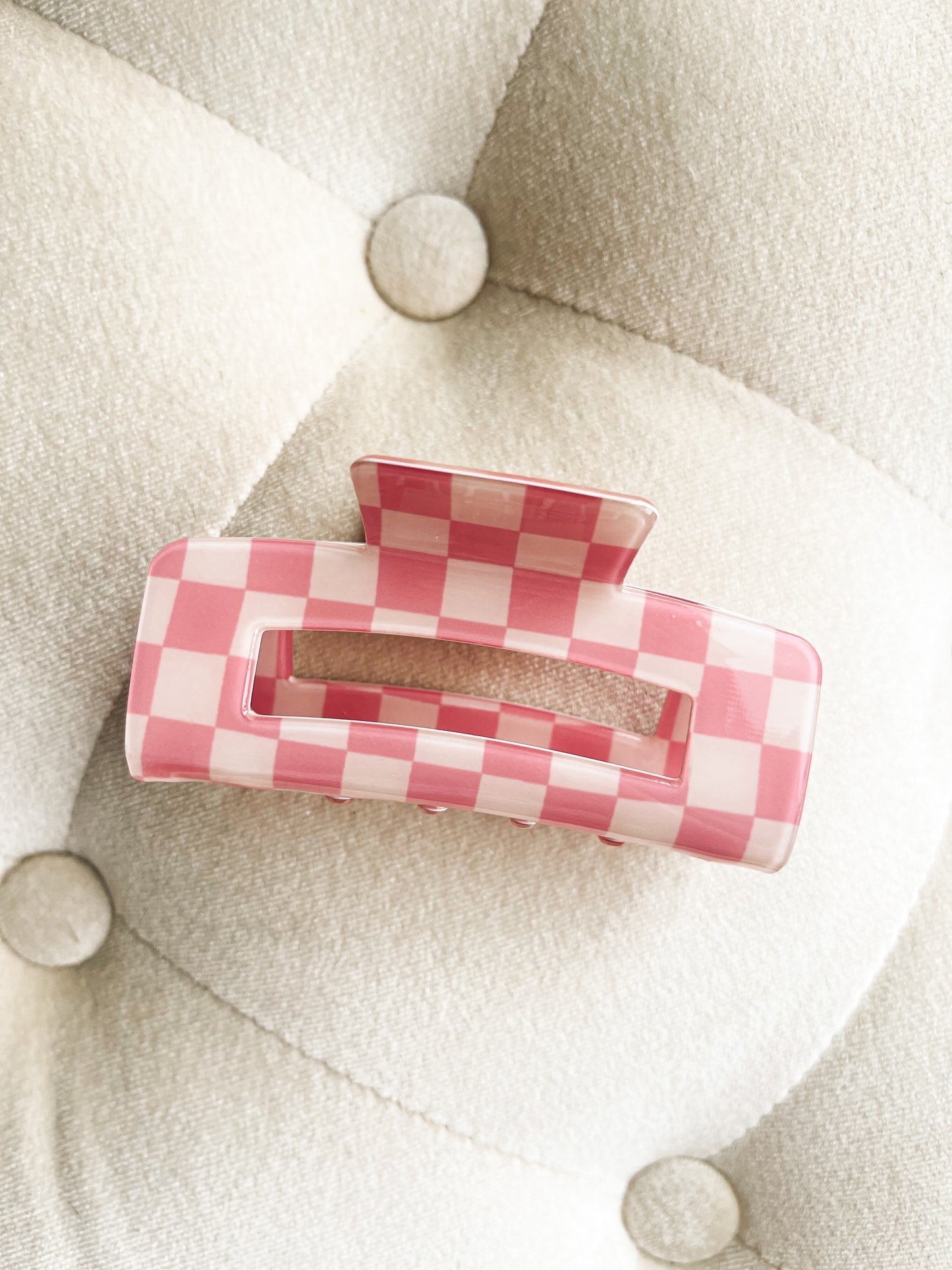Checkered Claw Clip