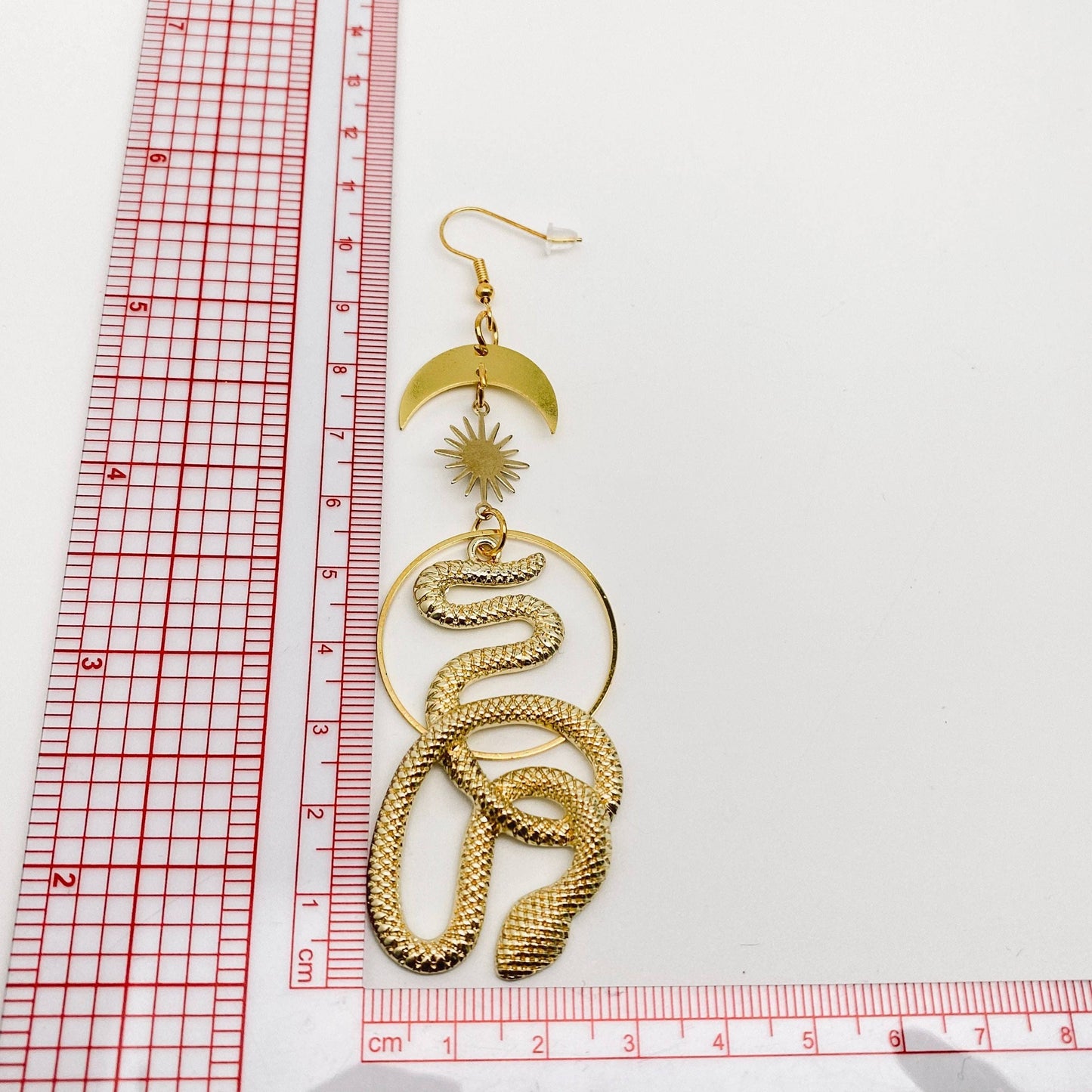 Snake Pendant Earrings