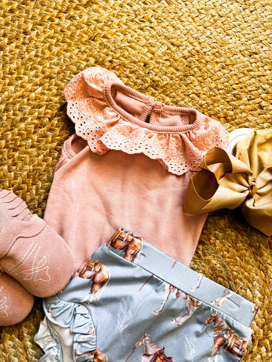 Little Garden Eyelet Onesies