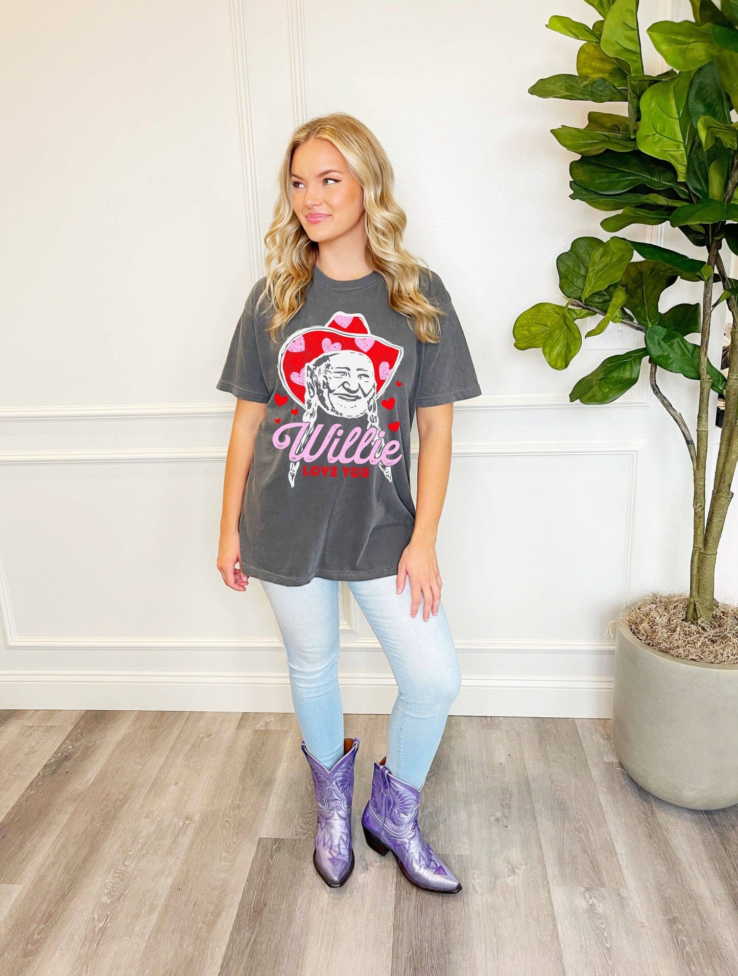 Willie Love You Vintage Tee