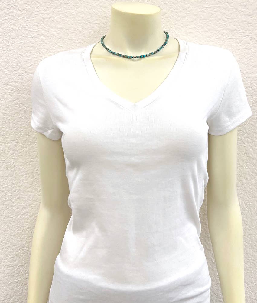 739070, Handmade 15" Navajo Gemstone Necklace