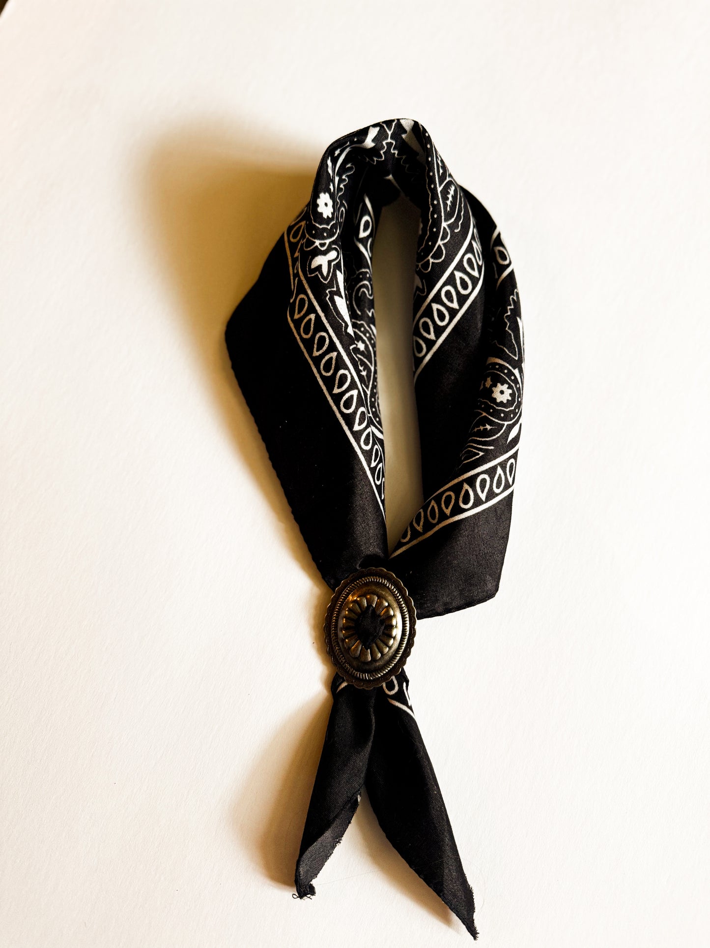 Midnight Rodeo Concho Bandana Necklace