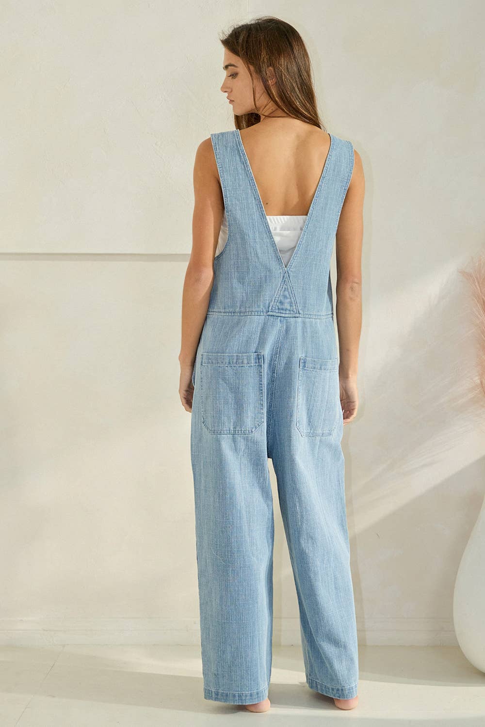 Denim Overalls Jumpsuit