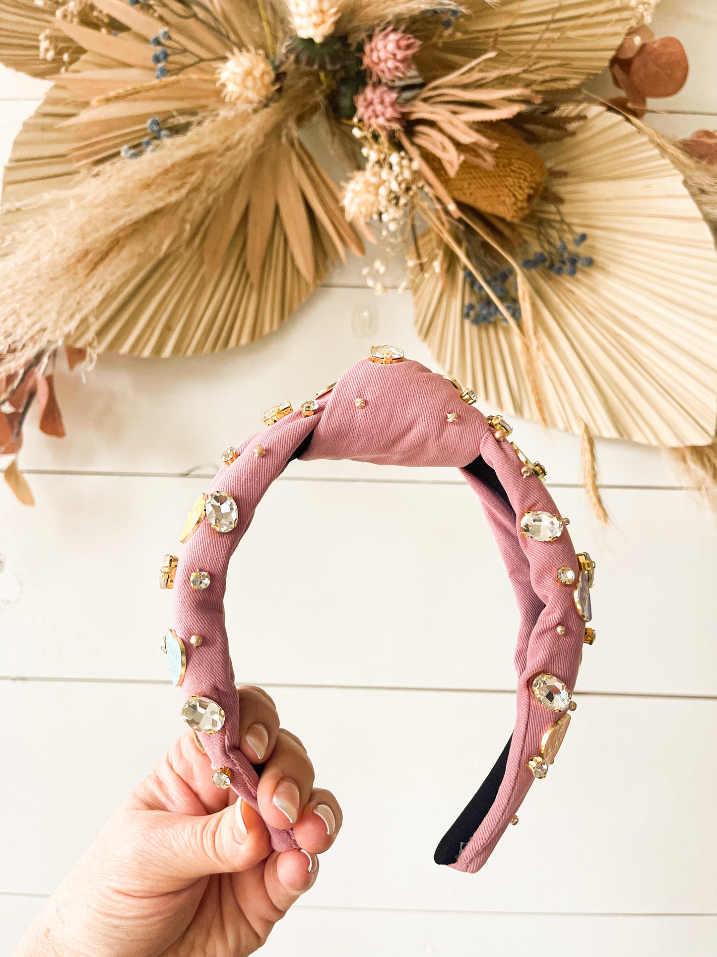 Jeweled Hearts Valentine headband