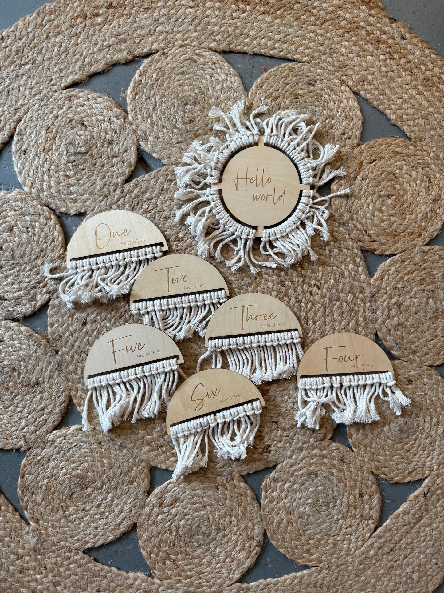 Boho Milestone Cards