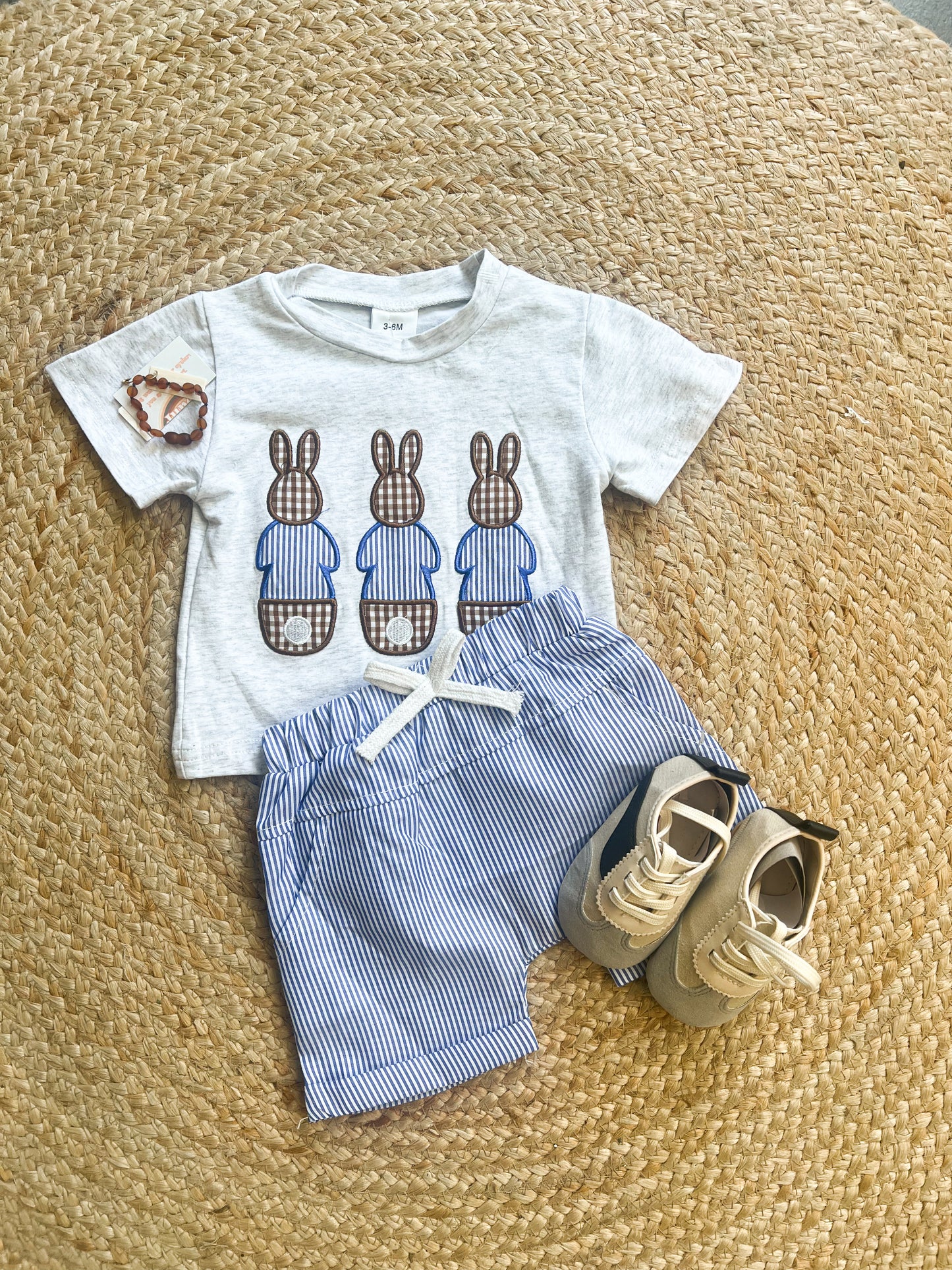 Boys Bunny Easter Set