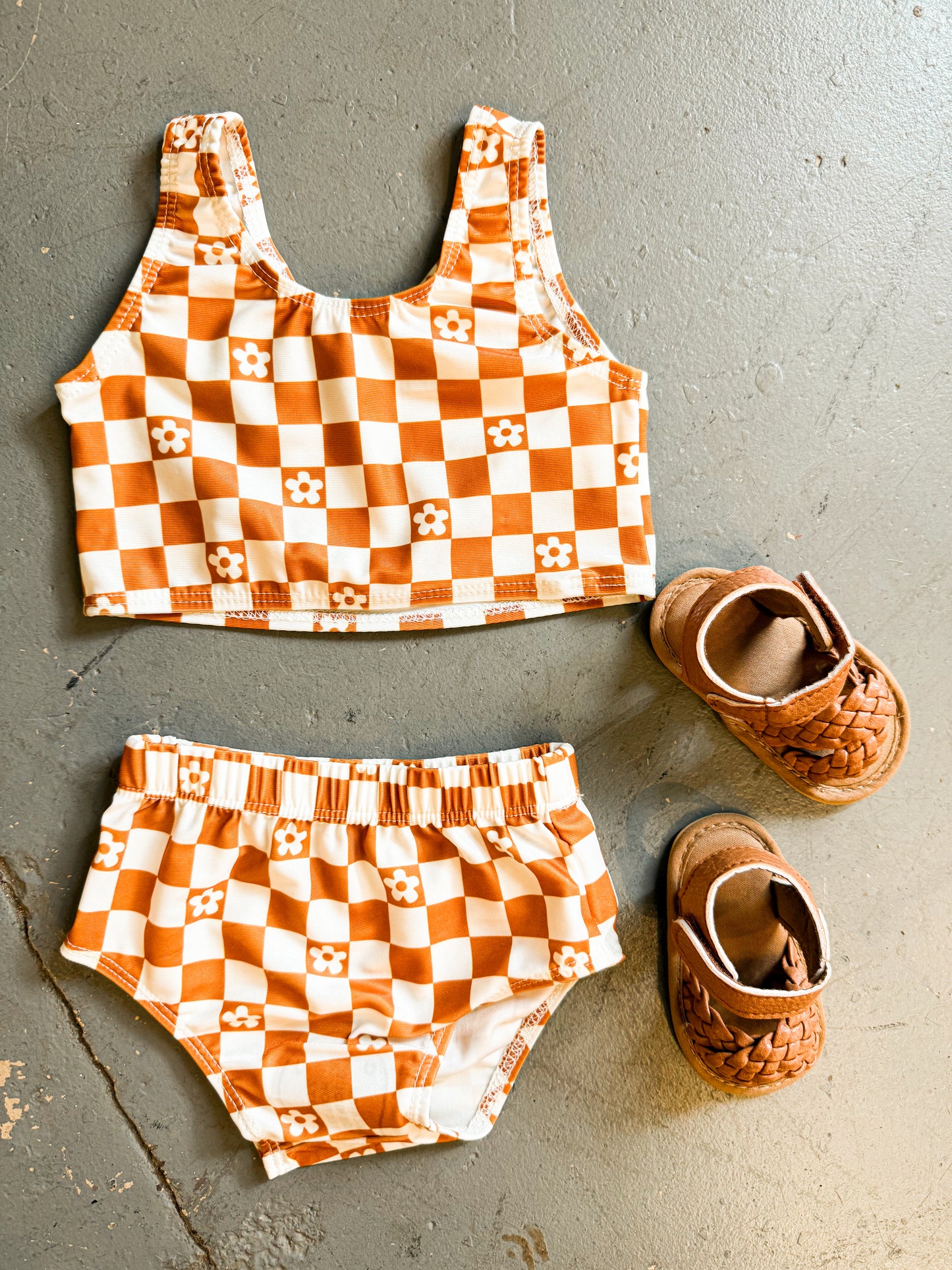 Checkered Flower Swimmy