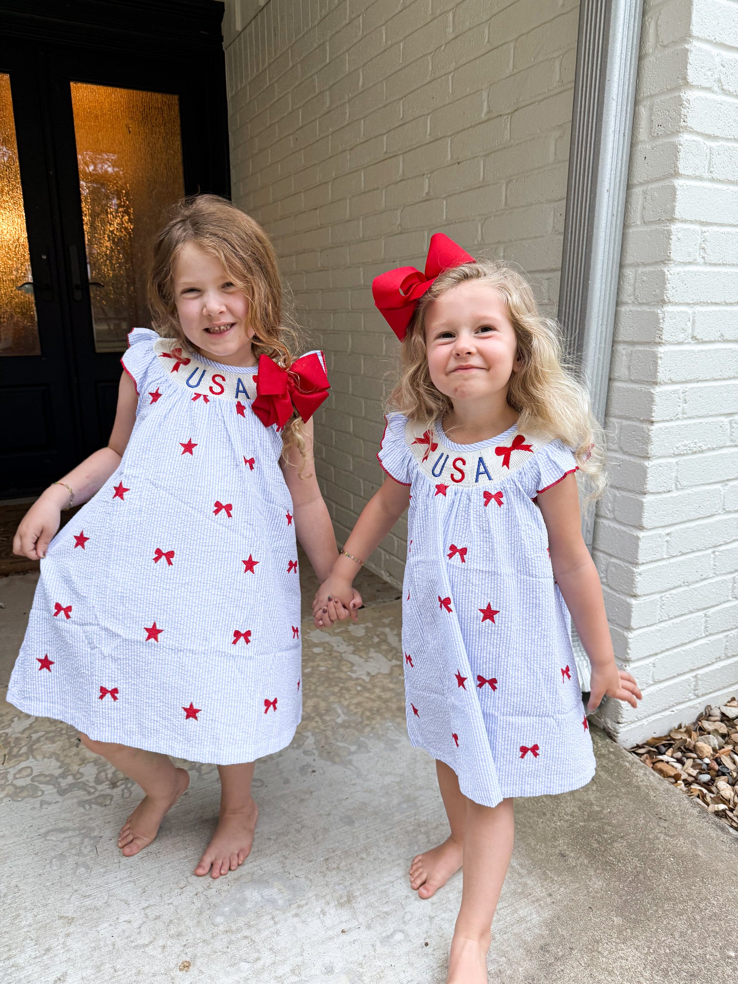 Born in the USA Smocked Dress