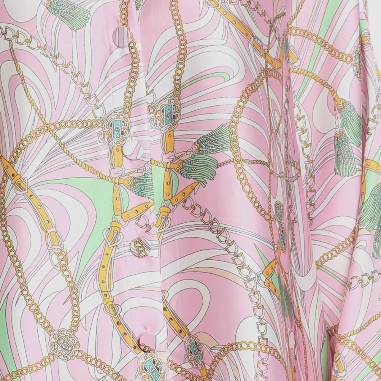 Baroque Satin Blouse