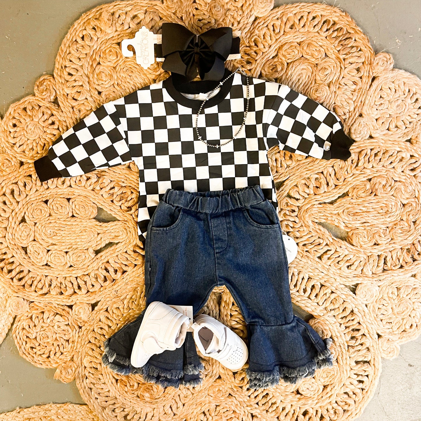 Checkered Onesie