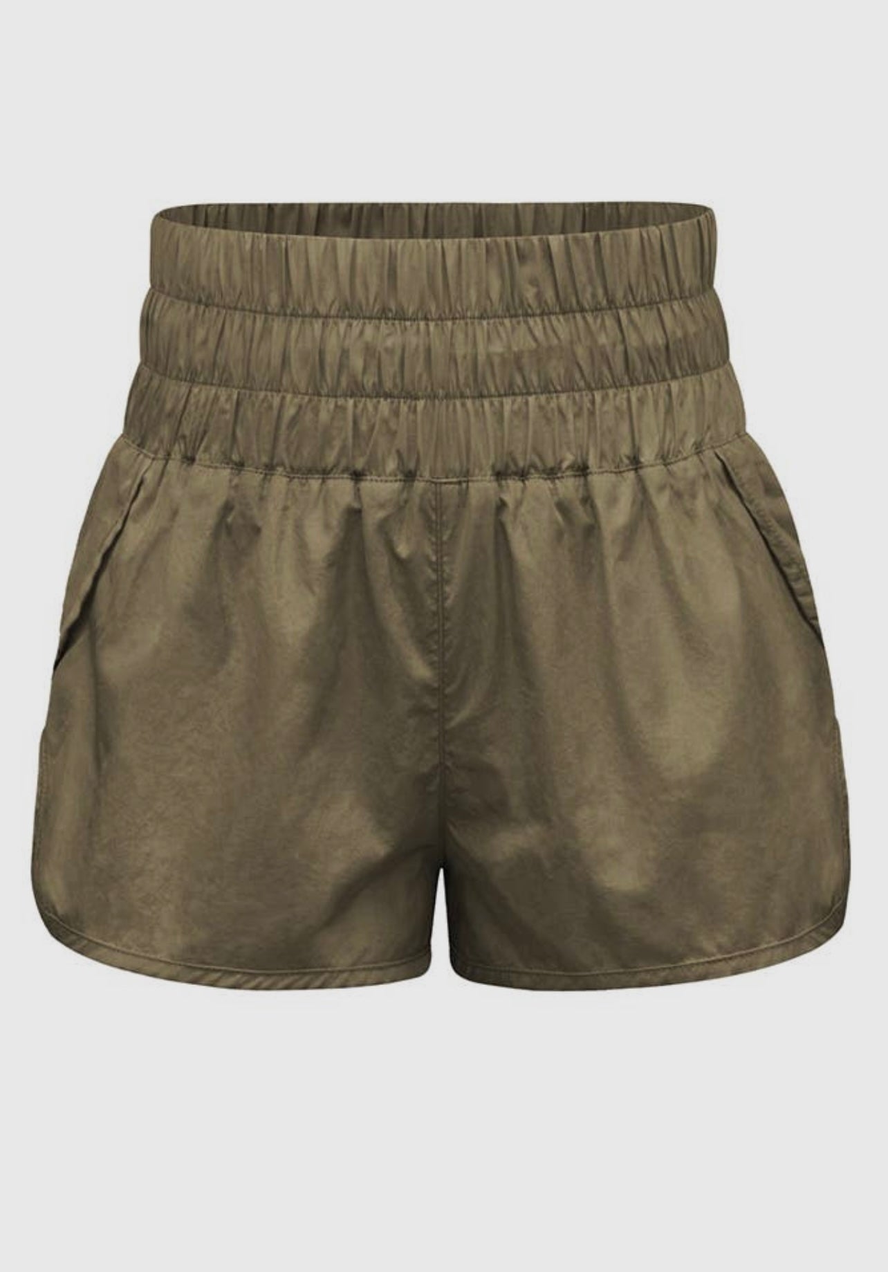 High waist running shorts