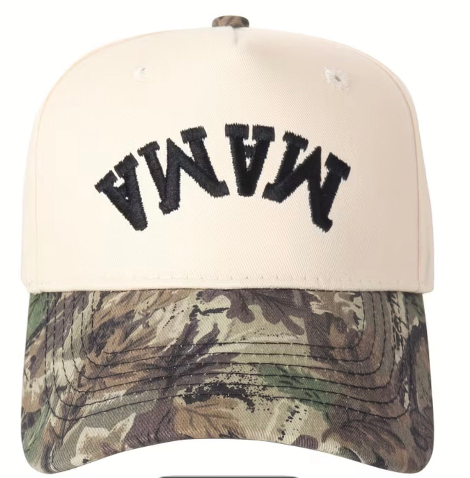 The Camo Canvas Mama Cap