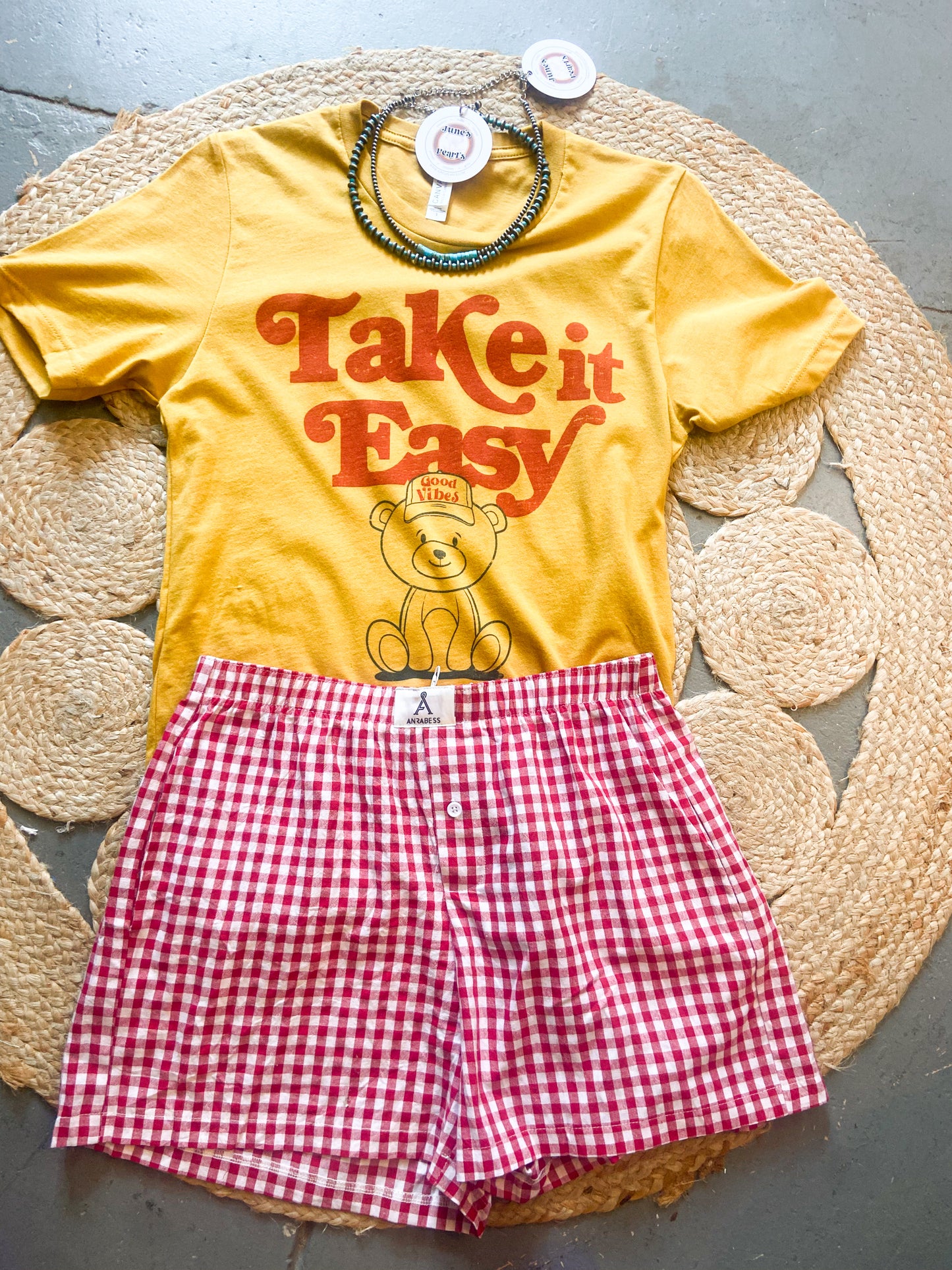 Take it Easy Teddy Tee