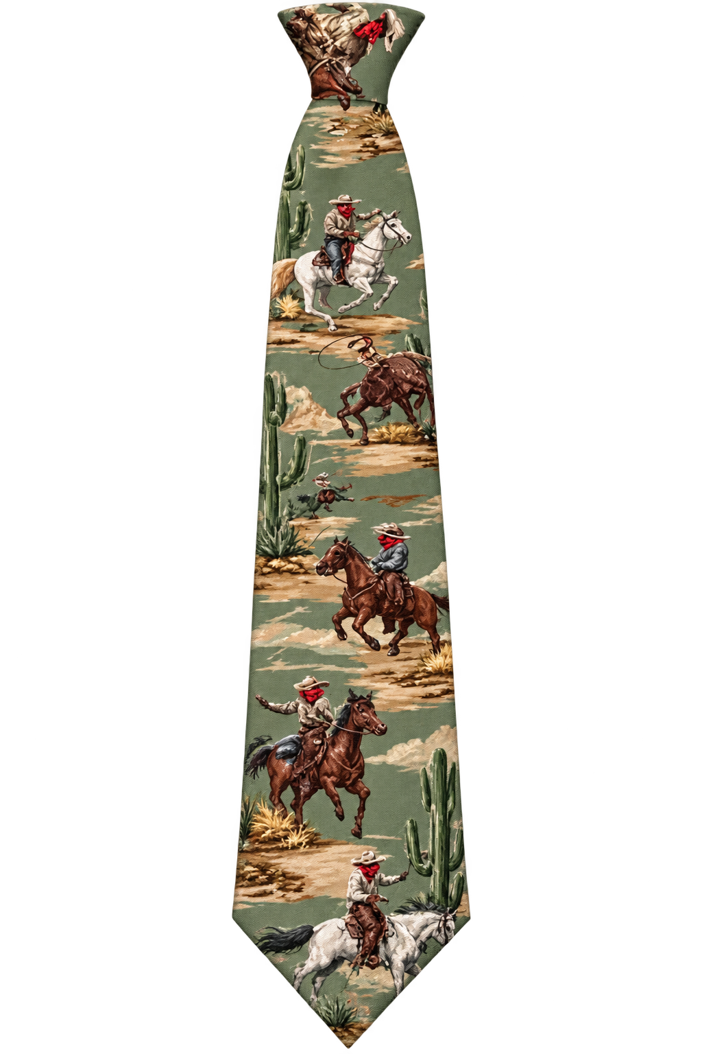 Wile West Toile Tie