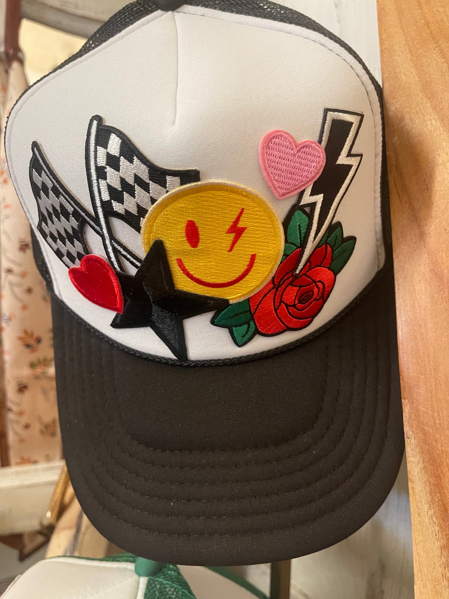 Patched Trucker hat