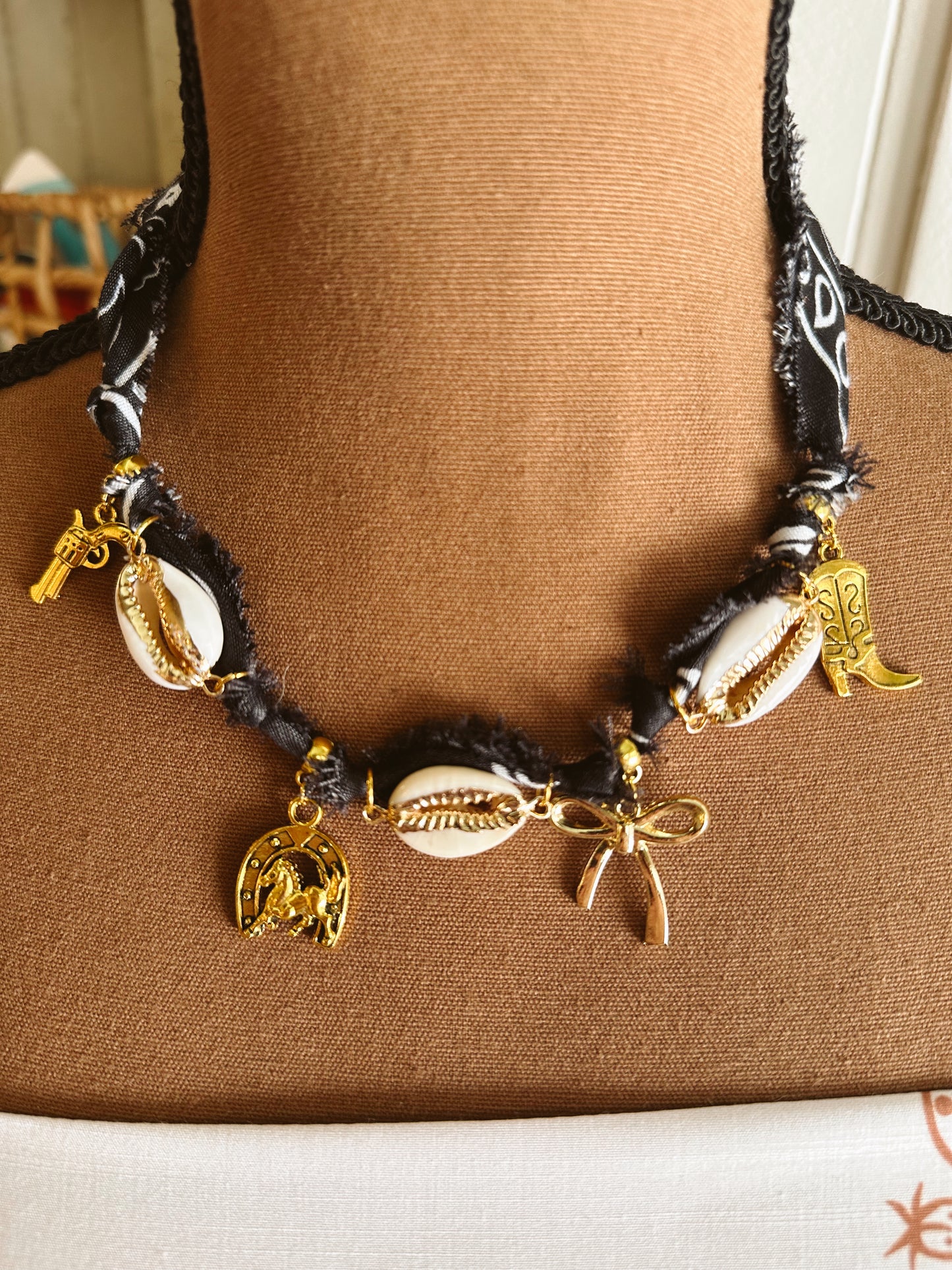 The Coastal Cowgirl Bandana Necklace