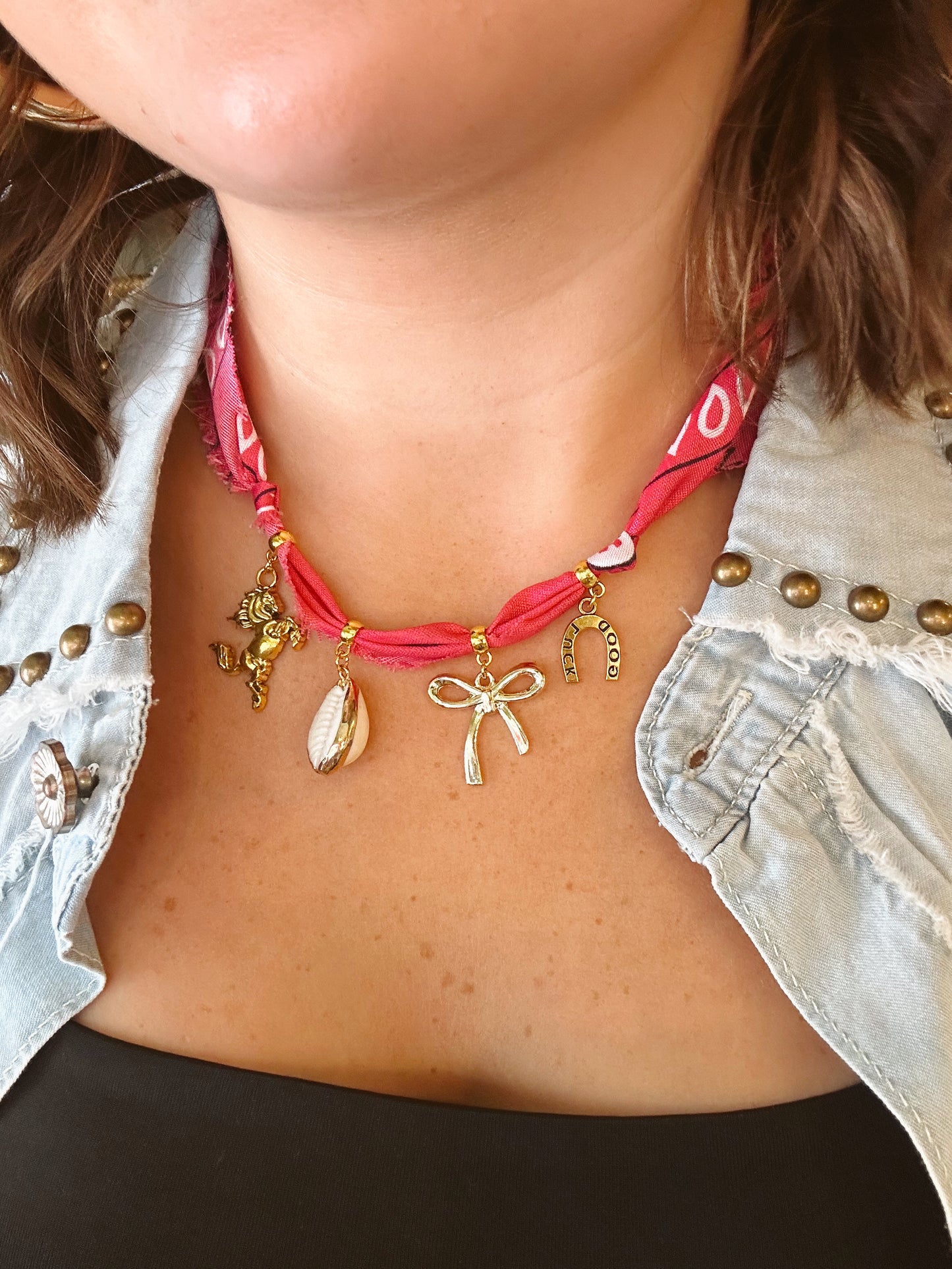 The Coastal Cowgirl Bandana Necklace