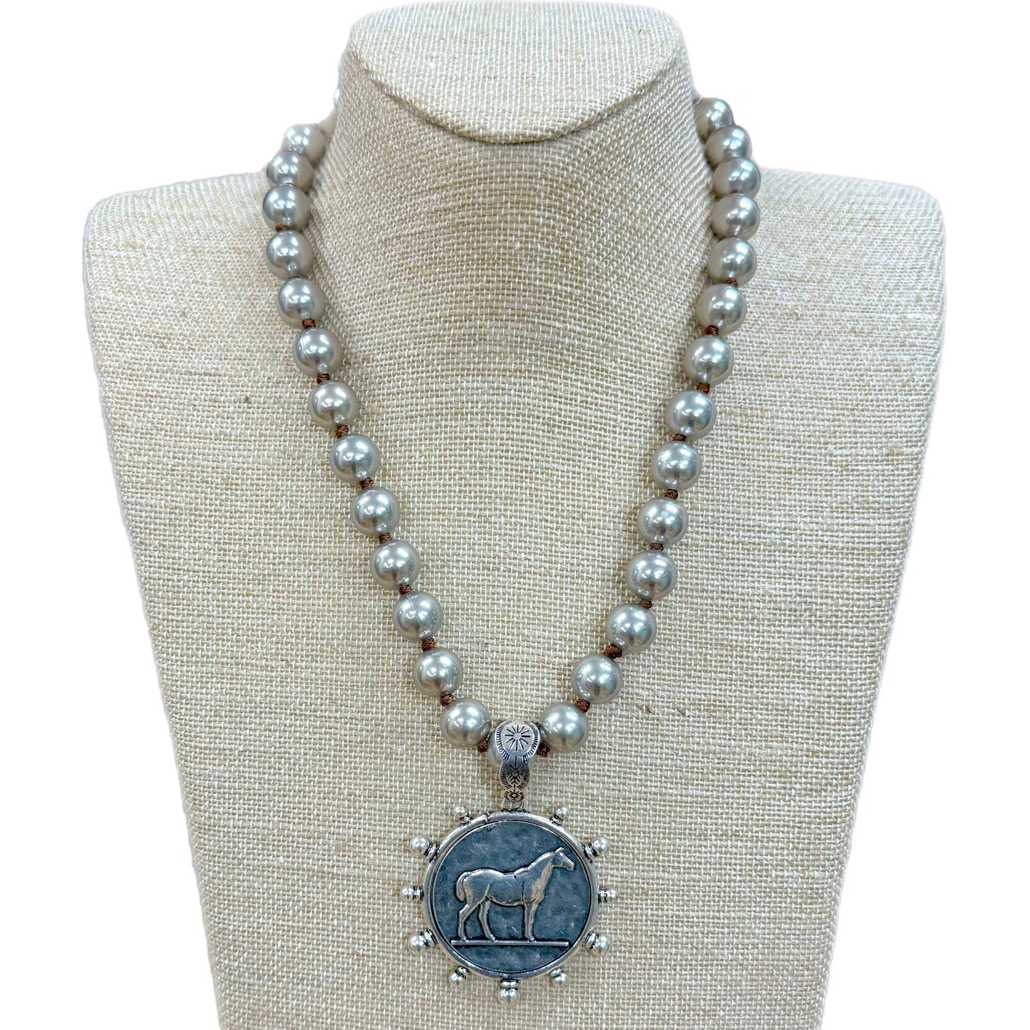 Horse Coin Necklace