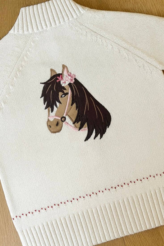 Lil' Dreamer Horseshoe Kids Cardigan