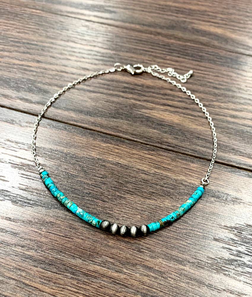 Handmade Navajo Gemstone Necklace