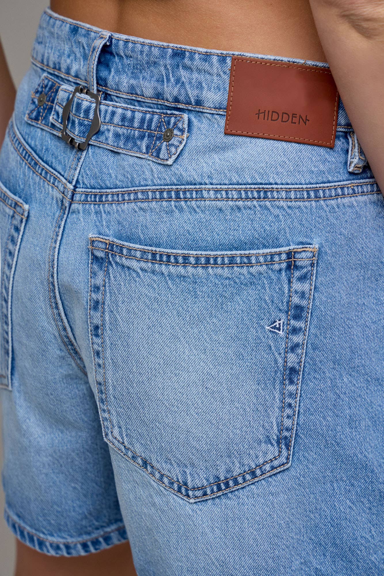 Medium Wash Classic Barrel Shorts