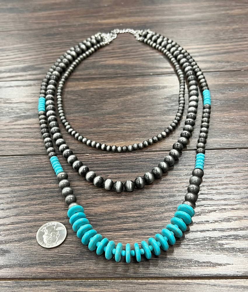 Handmade Navajo Bead Necklace