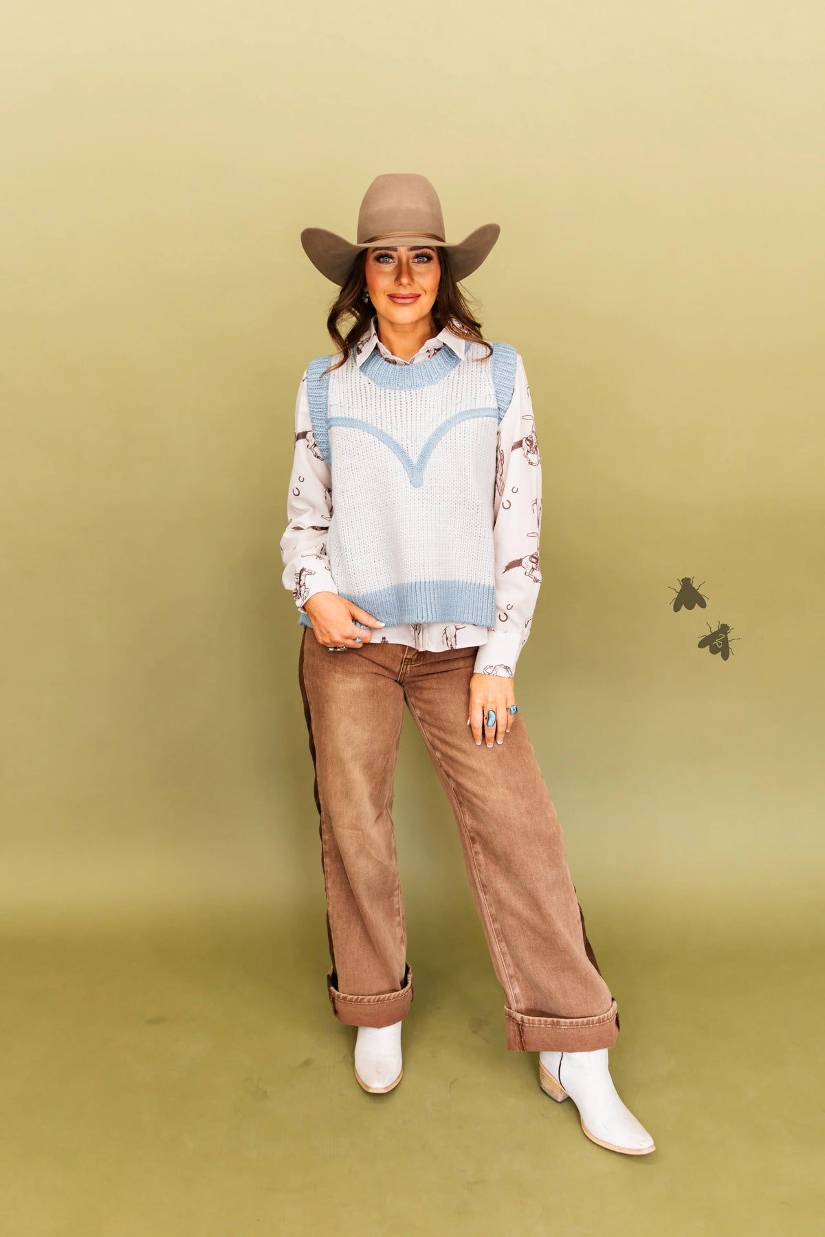 Dakota Knit Denim Sweater