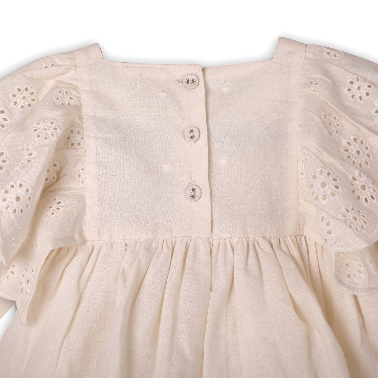 Schiffli Organic Dress & Bloomer