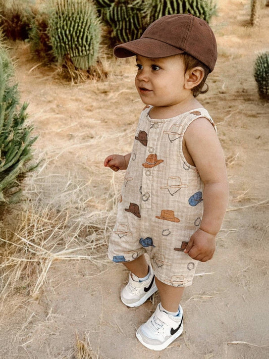 Western / Muslin Shortie Romper