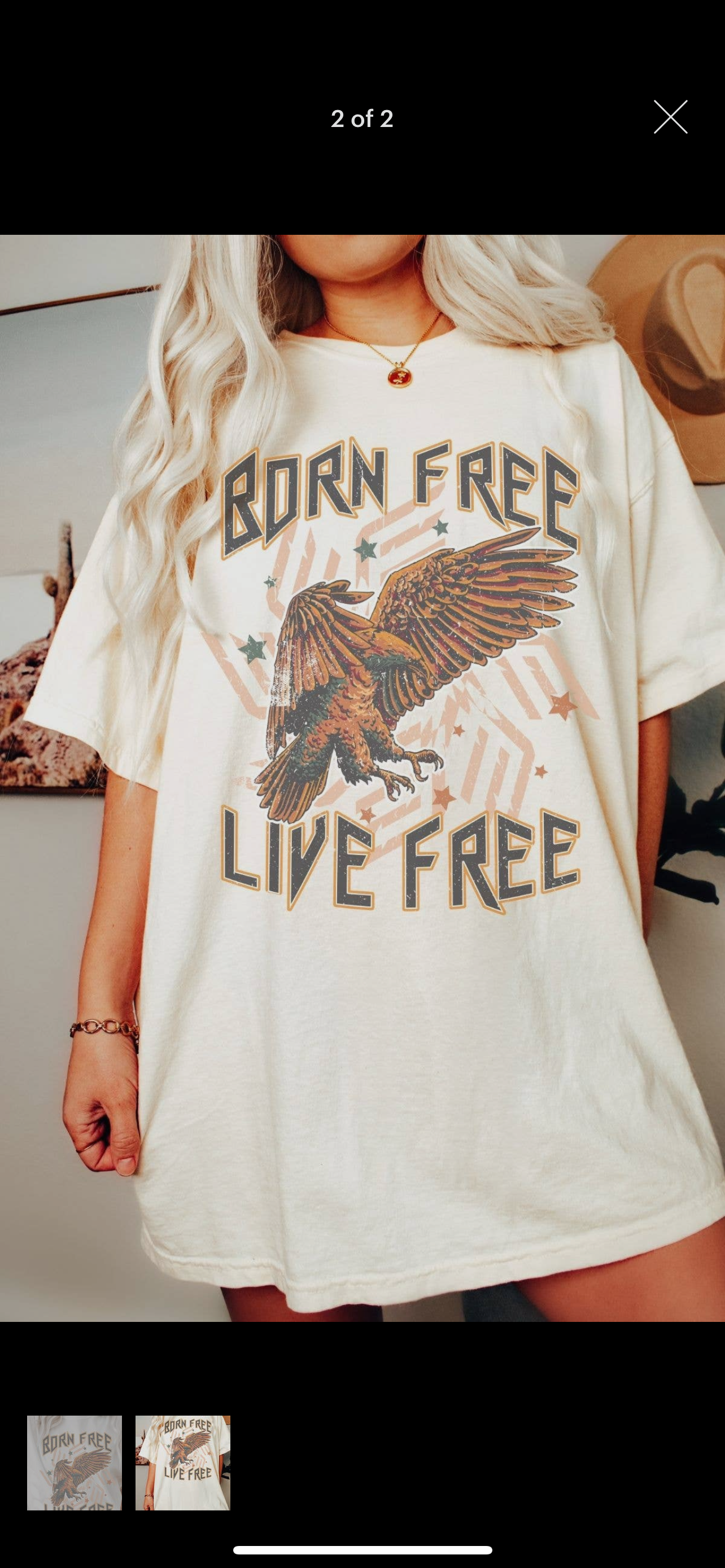 Born Free Comfort Color Tee