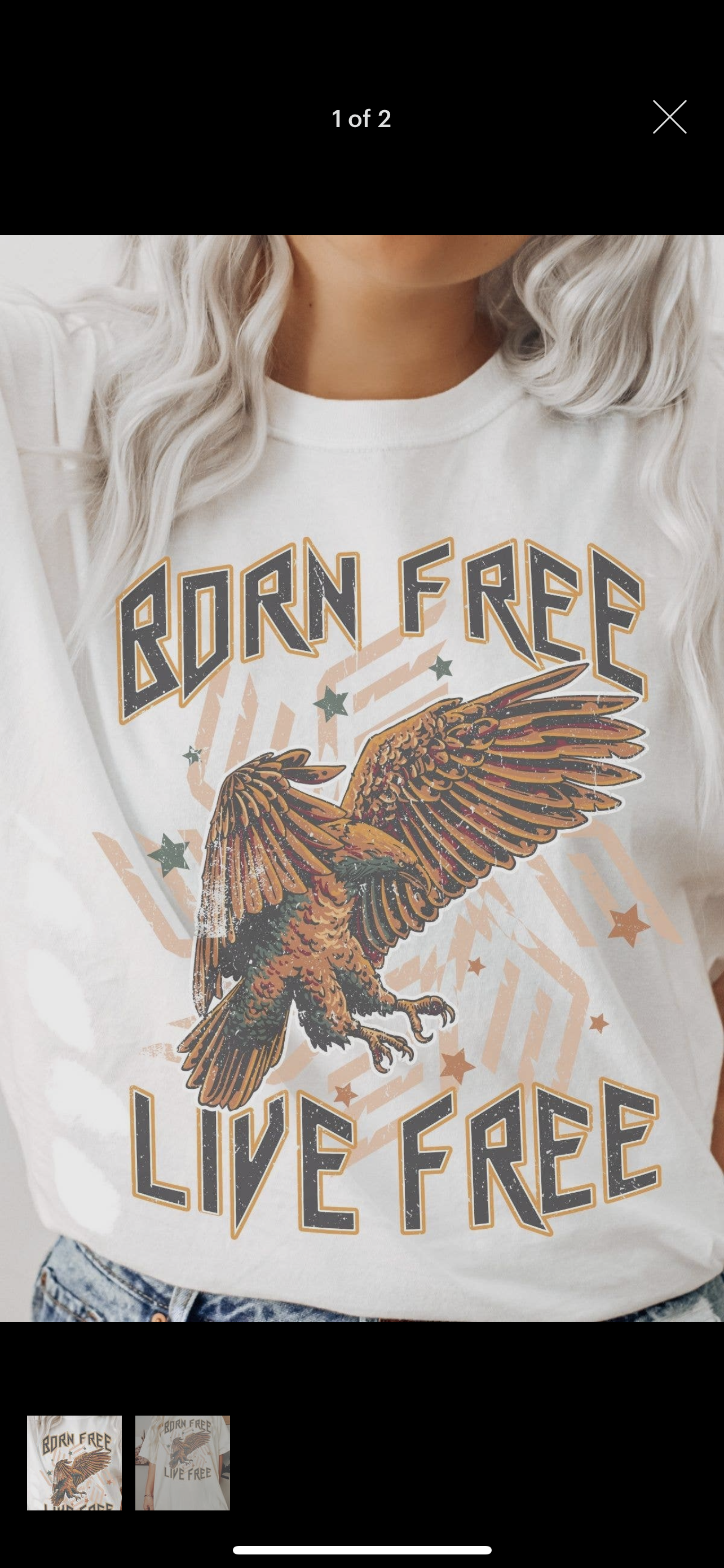 Born Free Comfort Color Tee