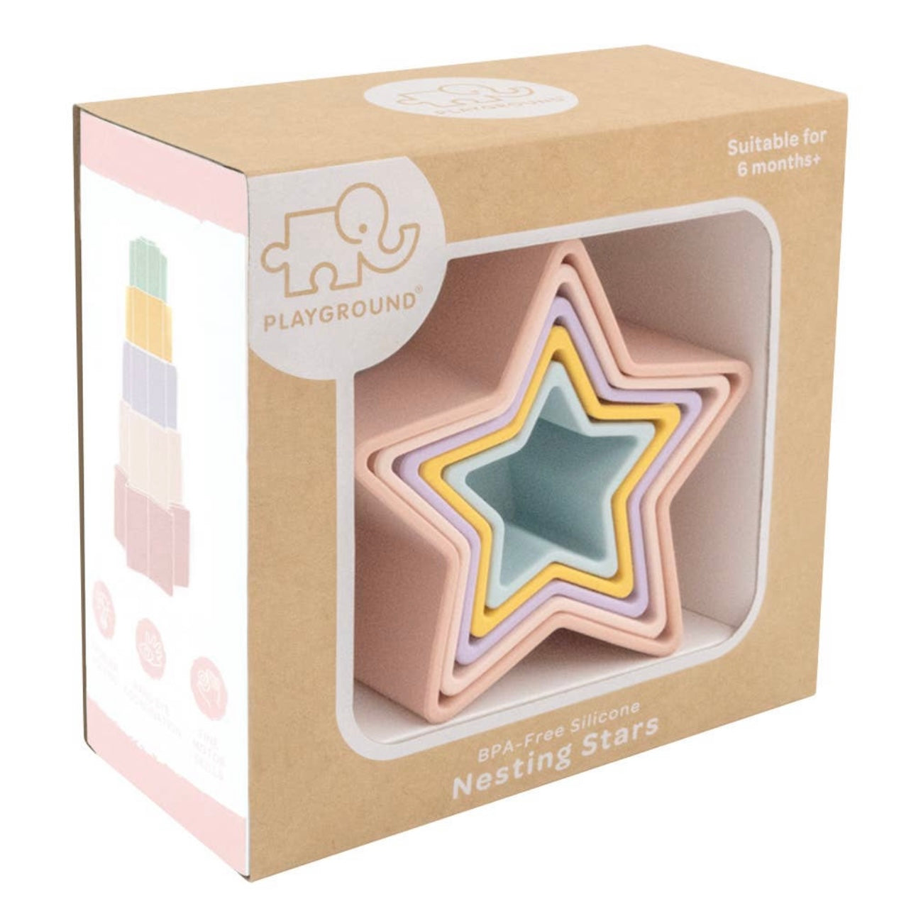 Silicone Nesting Stars
