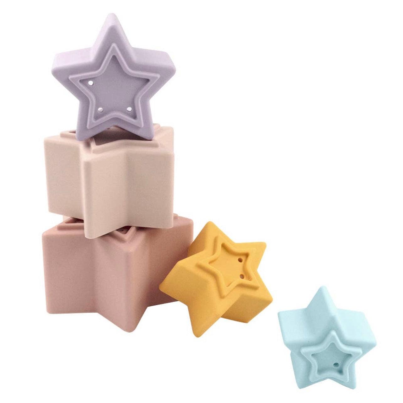 Silicone Nesting Stars