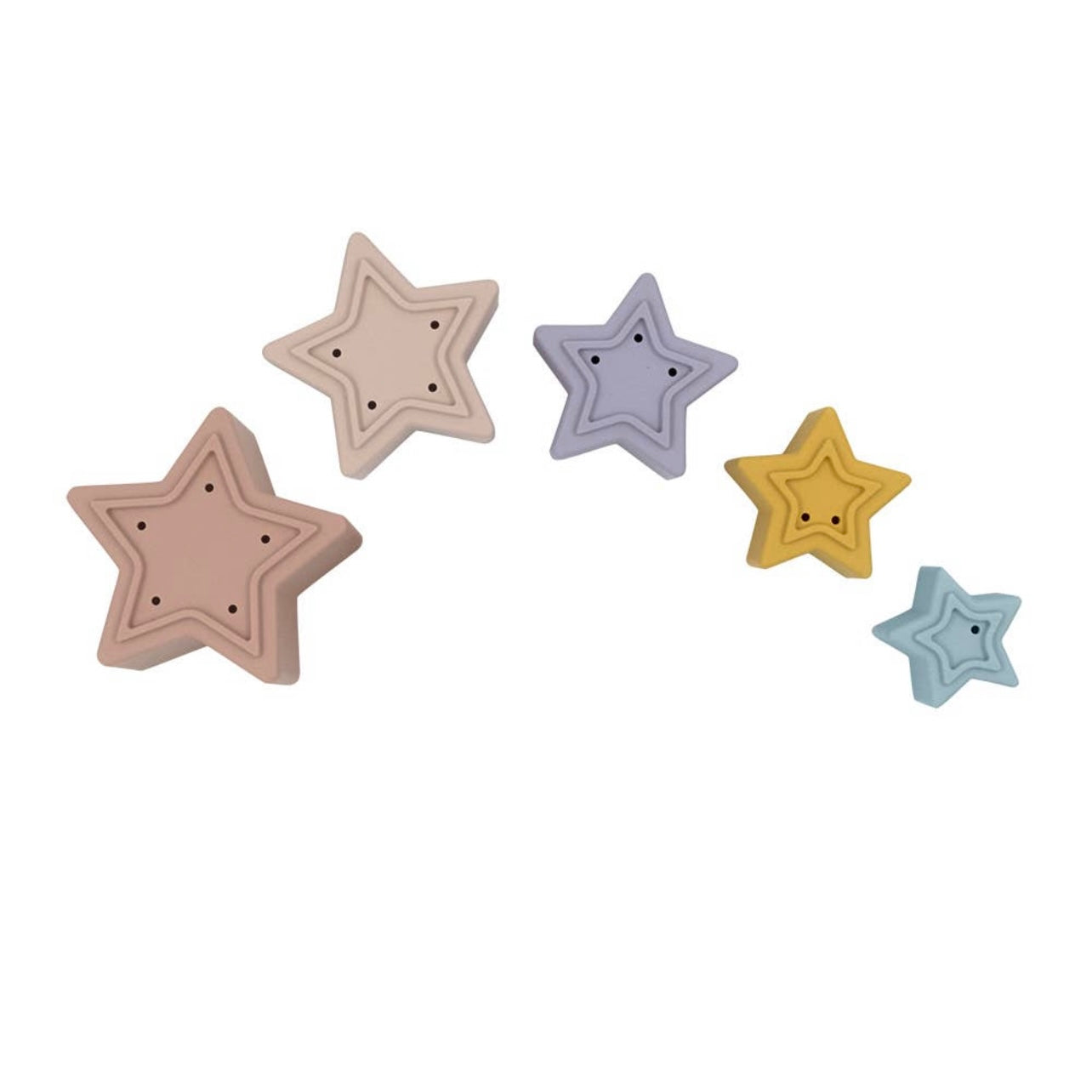 Silicone Nesting Stars