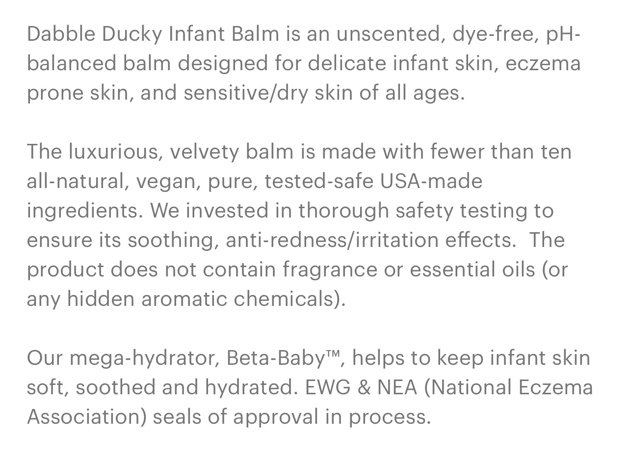 Dabble Ducky Infant Balm