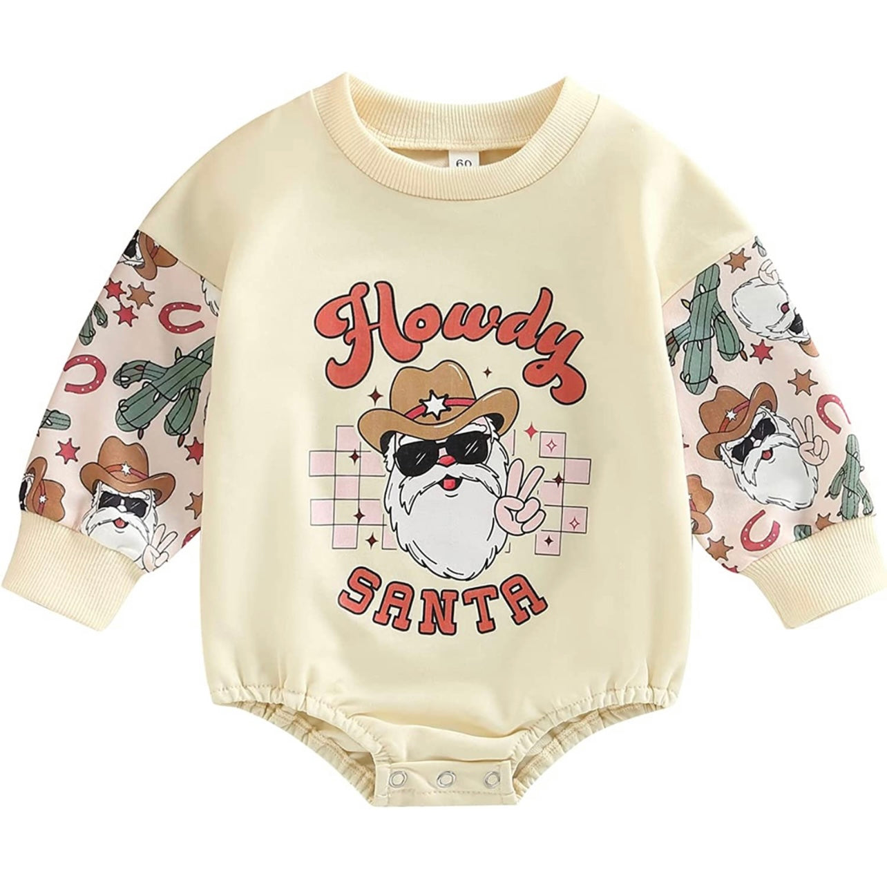 Howdy Santa Bubble Romper