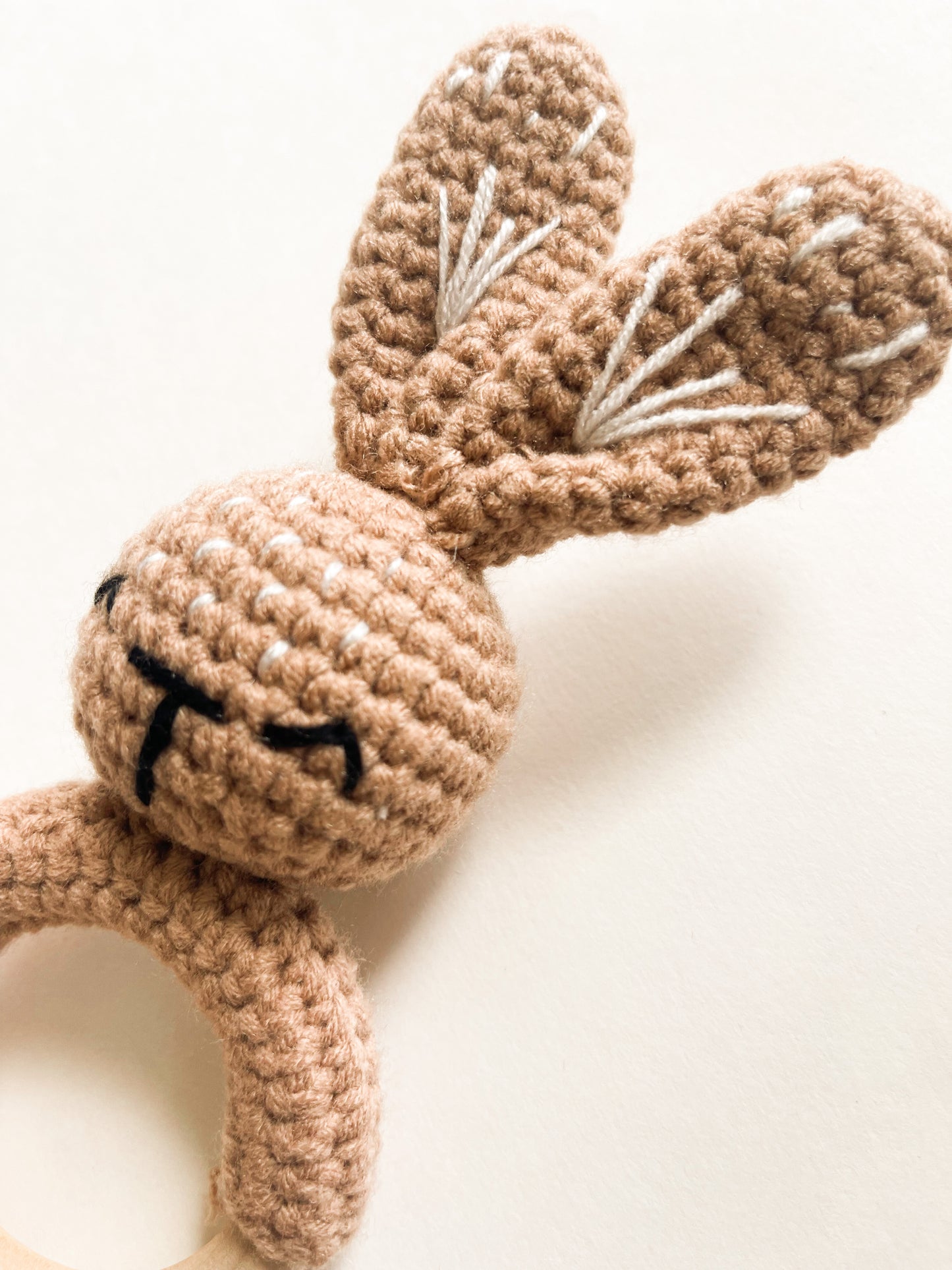 Knitted Bunny Teether